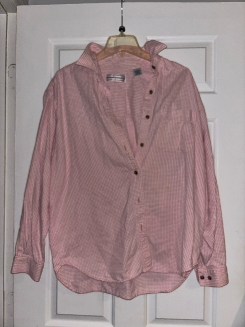 Westbound Pink Gingham Button-Up Shirt